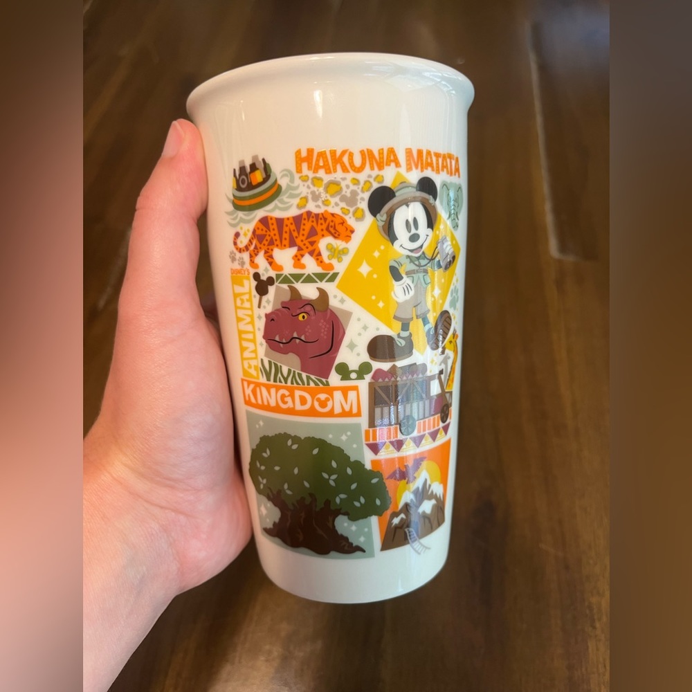 Disney’s Animal Kingdom Starbucks LE Ceramic Travel Tumbler